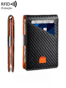 Carteira Masculina Fina em Couro PU