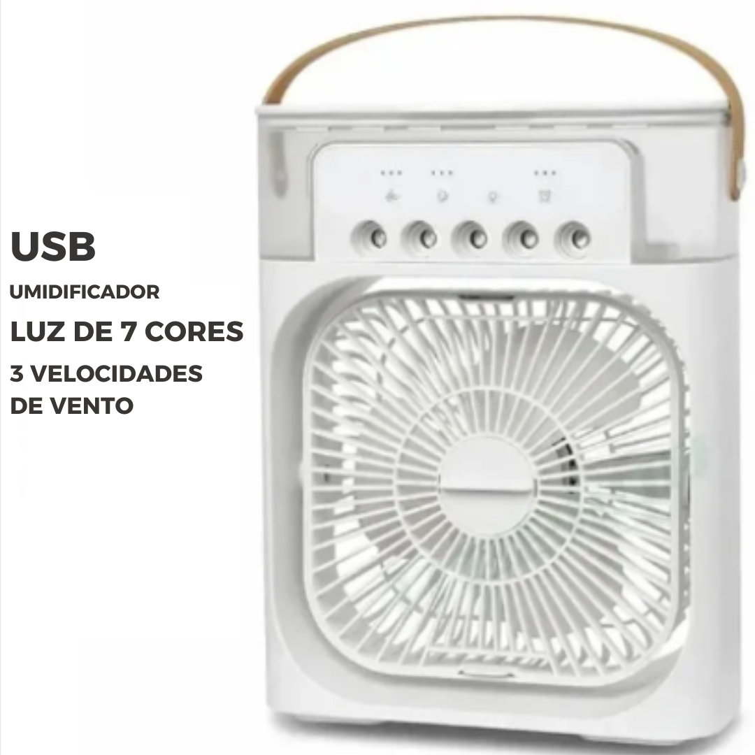 Mini Ar Condicionado Ventilador Portátil Água USB