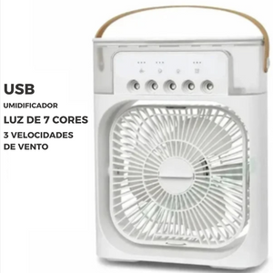 Mini Ar Condicionado Ventilador Portátil Água USB