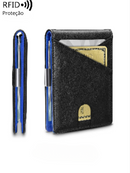 Carteira Masculina Fina em Couro PU