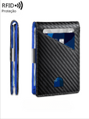 Carteira Masculina Fina em Couro PU