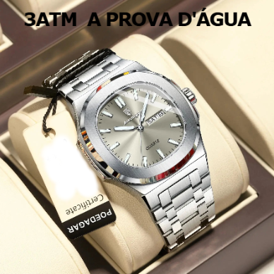 Relógio de Pulso POEDAGAR Masculino a Prova D'água