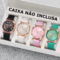 Relógio de Pulso Feminino Multicores - 4 Unidades de