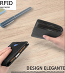 Carteira Masculina Fina em Couro PU