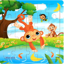 Quebra-Cabeça 20 Peças de Madeira