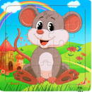 Quebra-Cabeça 20 Peças de Madeira