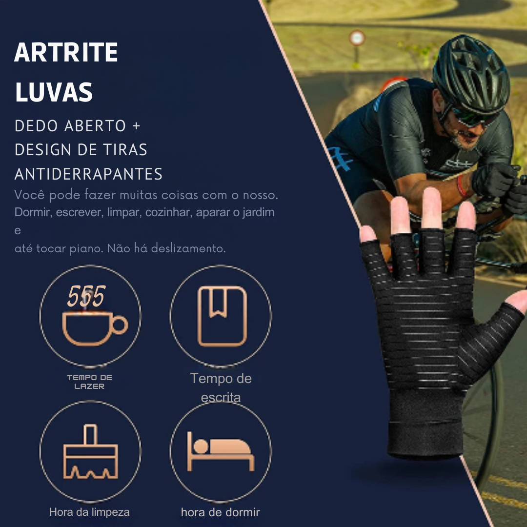 Luvas de Compressão para Artrite