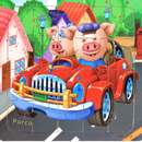 Quebra-Cabeça 20 Peças de Madeira