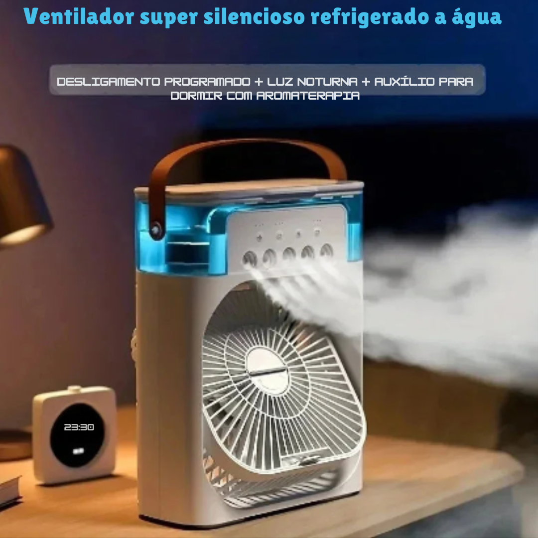 Mini Ar Condicionado Ventilador Portátil Água USB