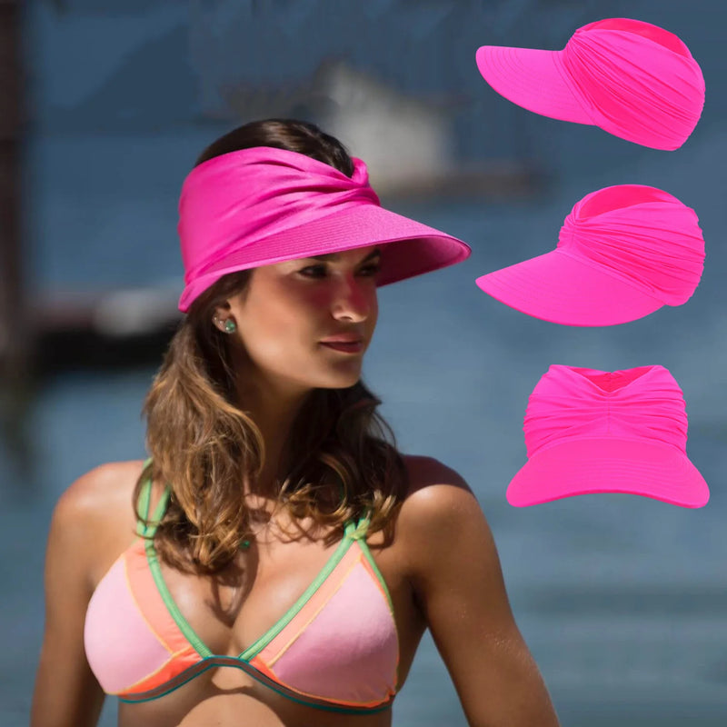 Chapéu Feminino para Sol com Franzido