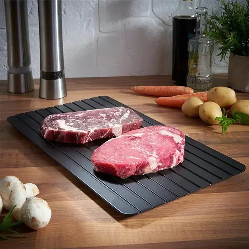 Tábua de Descongelamento Rápido de Carne em Alumínio