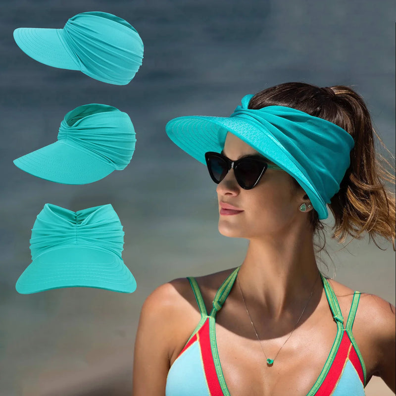 Chapéu Feminino para Sol com Franzido