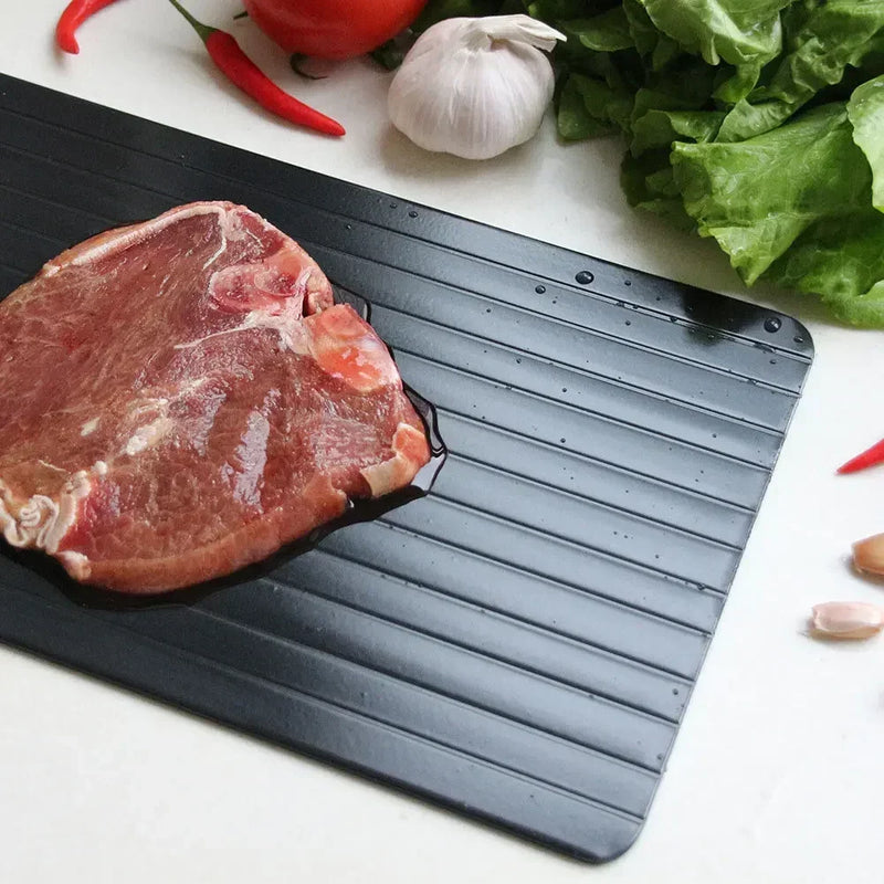 Tábua de Descongelamento Rápido de Carne em Alumínio