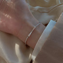 Bracelete de Prata com Pedra Zircônia