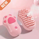 Escova de Vapor para Cães e Gatos 3 em 1 Elétrica