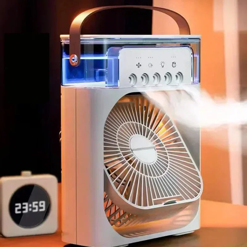 Mini Ar Condicionado Ventilador Portátil Água USB
