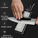 Afiador de facas 5 em 1 com Pedra Abrasiva em Cerâmica